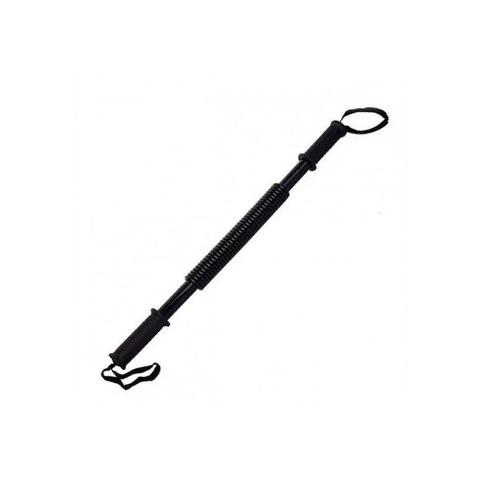 Еспандер-палиця силовий EasyFit Power Twister пружинний 30 кг Чорний (FT-276-F-110)