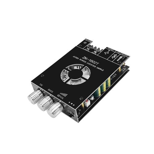 Аудио усилитель HiFi ZK-1602T 2×160 Вт Bluetooth 5.0 плата усилителя звука TD5182A (4578)