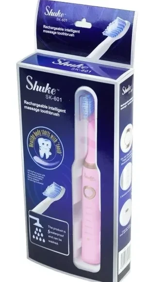 Електрична зубна щітка Shuke SK-601 з 4 насадками (77712498) - фото 2