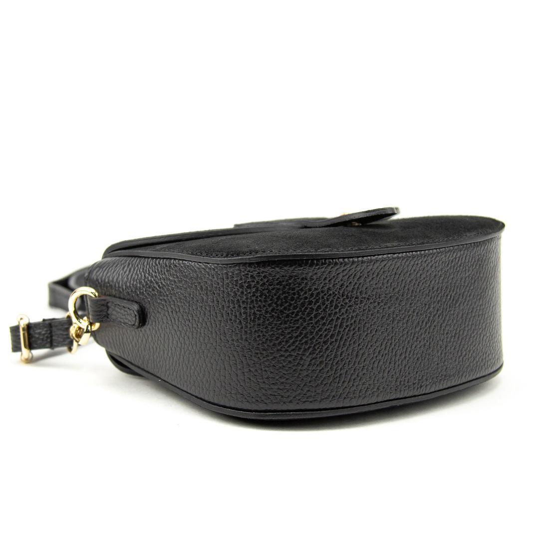 Женская сумка замшевая Firenze Italy F-IT-9876A Черный (2798991939) - фото 4