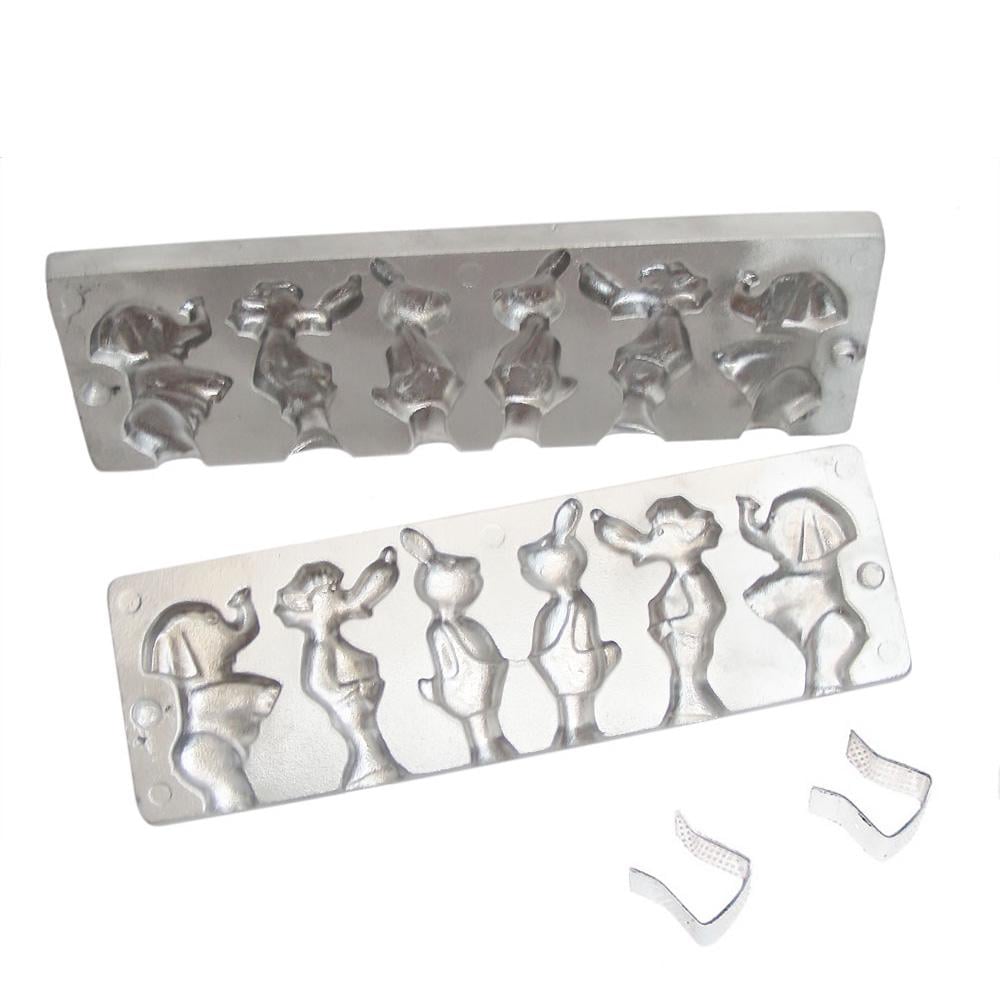 Форма для приготовления леденцов и конфет Волк/Заяц/Слон (20007161)