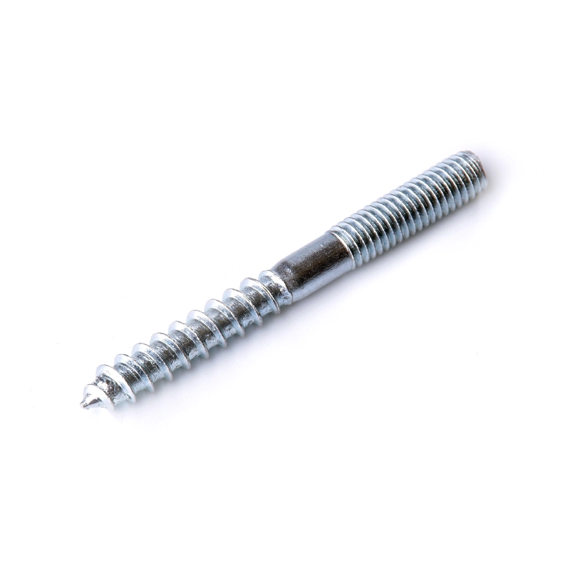Шпилька двухрезьбовая Apro TORX винт-шуруп М6x80 мм 50 шт. Белый цинк (78098)