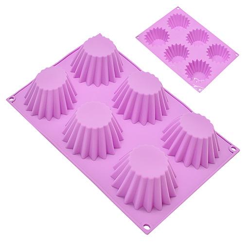 Форма для кексов Stenson MH-2049 The Sun 31 см 6 шт. (569744) - фото 2