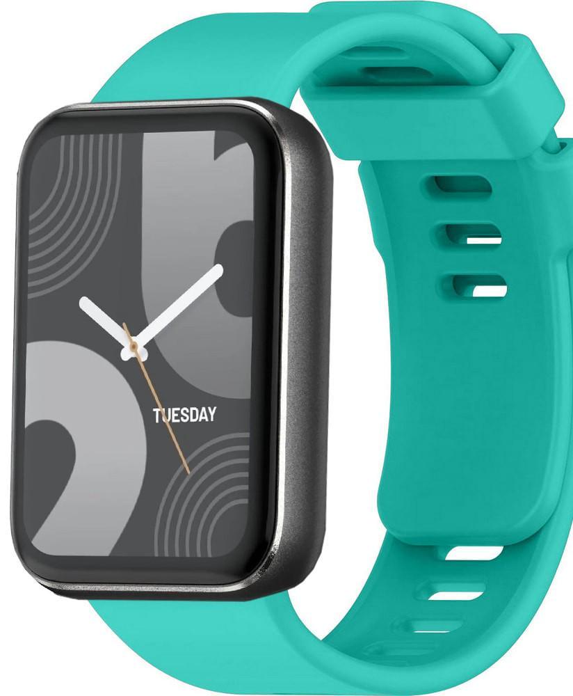 Ремешок Jsota для Xiaomi Smart Band 9 Pro силиконовый Turquoise (39605-32)