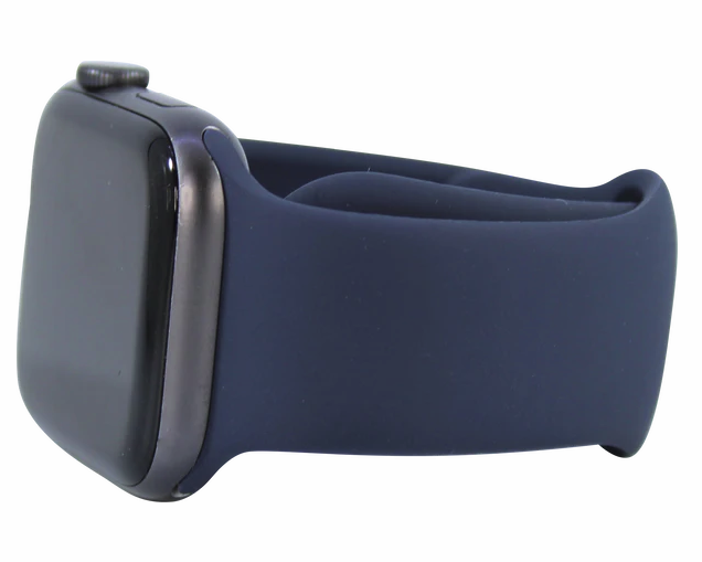 Ремешок Armor Standart силиконовый для Apple Watch 1-6 42-44 мм L/M/S Dark Blue - фото 2