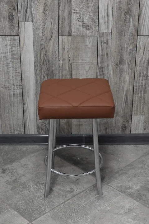 Табурет кухонний Tutty+ Ромб 30х30х45 см Коричневий/Хром (28374601)