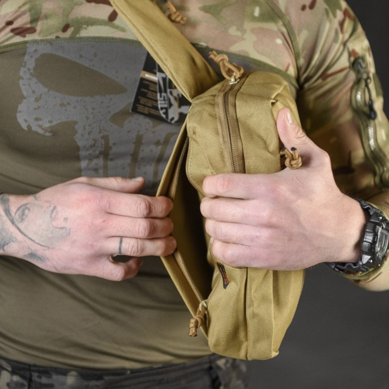 Сумка-кобура наплечная ToberBag Койот (2643) - фото 6 Сумка-кобура наплечная ToberBag Койот (2643) - фото 6