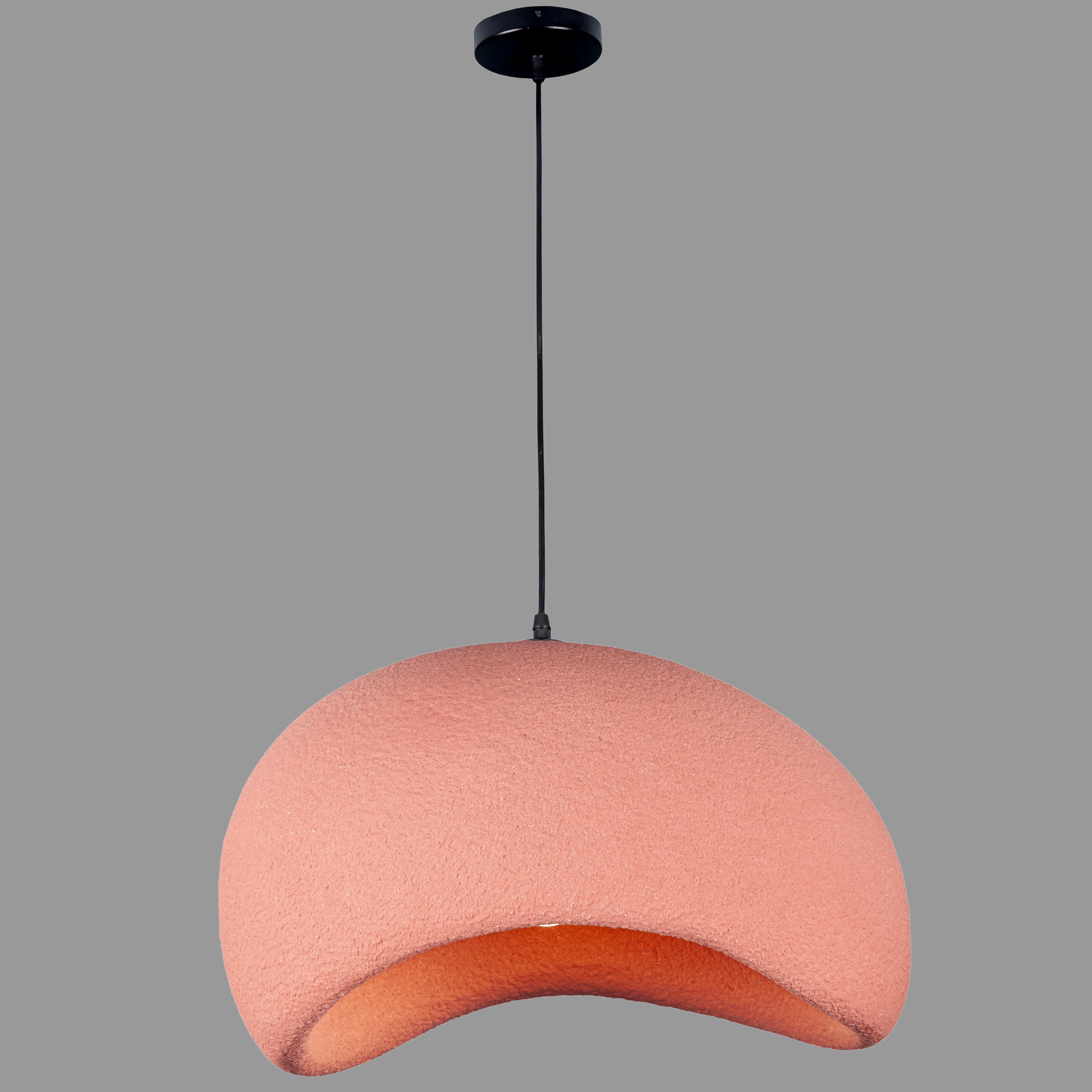 Светильник гипсовый Wabi-Sabi Облако 50 см Оранжевый (909-XL3563 (500) WINE RED)