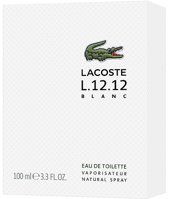 Туалетна вода Eau De Lacoste L. 12.12 Blanc 100 мл - фото 3