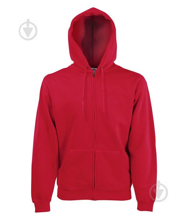 Толстовка Fruit of the Loom Classic hooded sweat jacket S Червоний (062062040S)