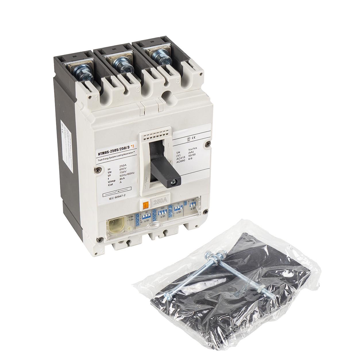 Автоматический выключатель в литом корпусе TESLA MCCB NTM8S-250S/250/3 (196) - фото 3 Автоматический выключатель в литом корпусе TESLA MCCB NTM8S-250S/250/3 (196) - фото 3