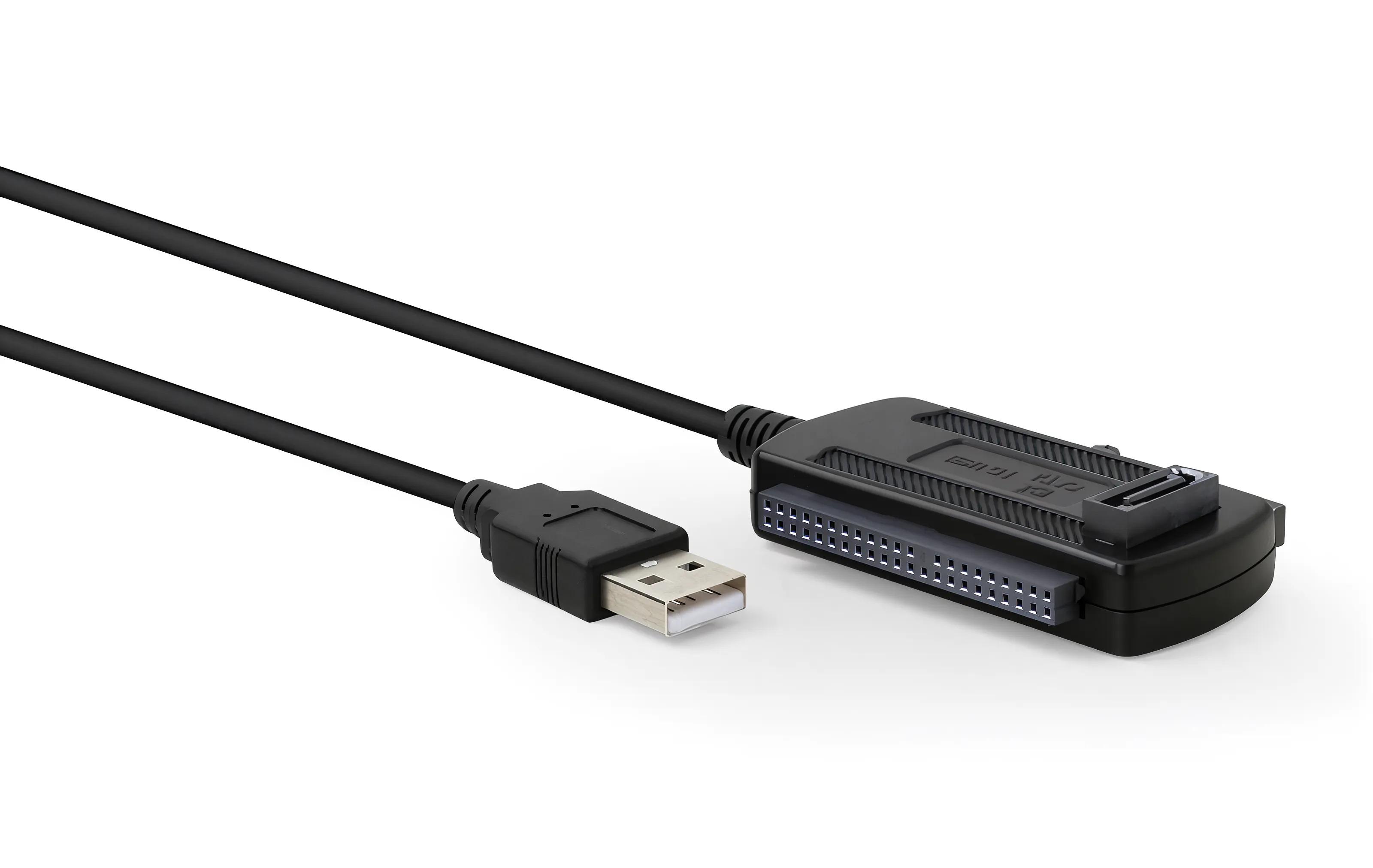 USB-адаптер Cablexpert AUSI01 - IDE/SATA конвертер для 2.5"/3.5" накопителей, Black USB-адаптер Cablexpert AUSI01 - IDE/SATA конвертер для 2.5"/3.5" накопителей, Black