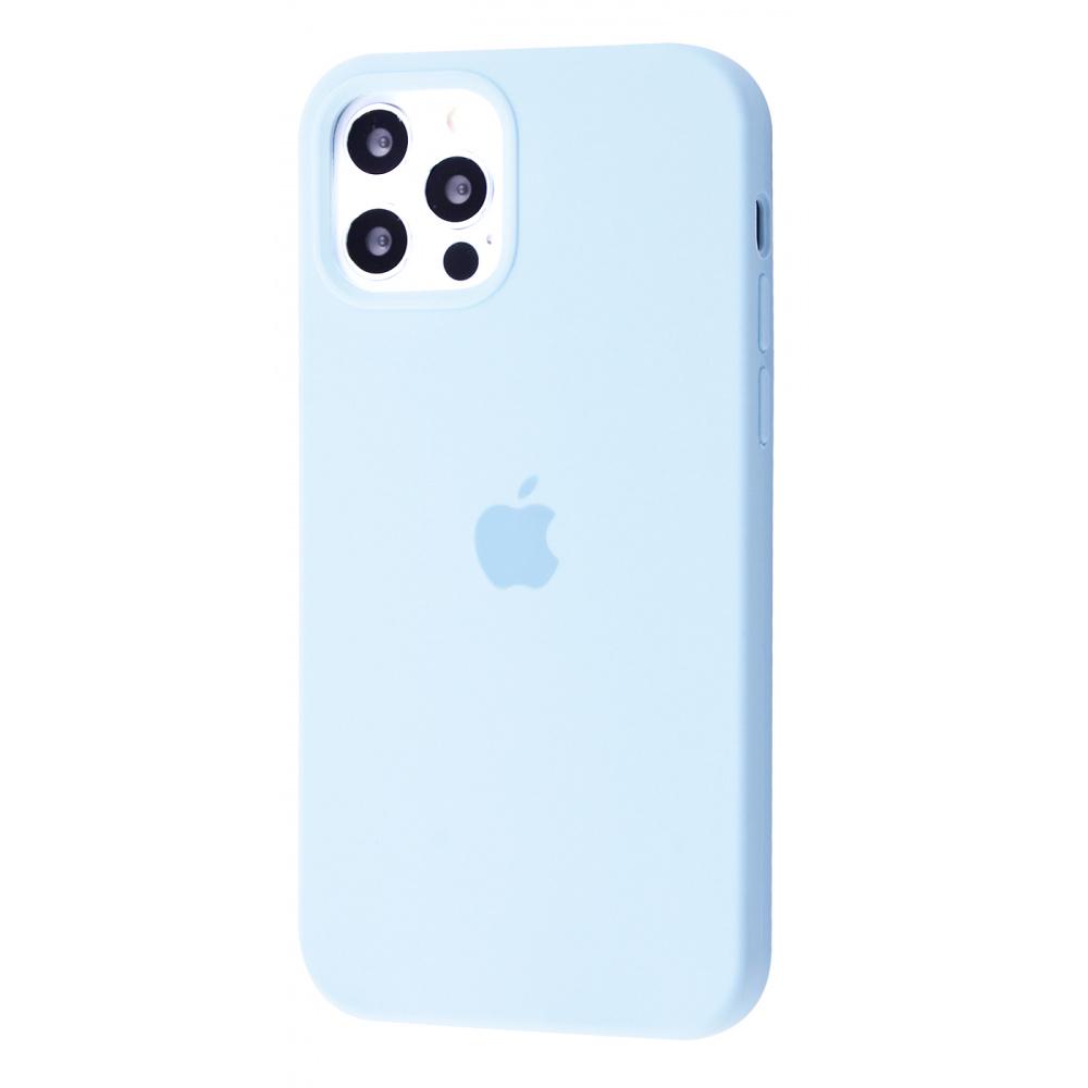 Чохол PRC Silicone Case Full Cover для iPhone 12/12 Pro Lilac cream