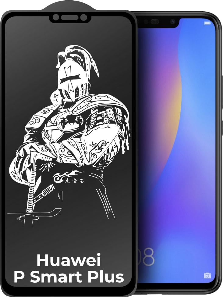 Стекло защитное King Fire Huawei P Smart Plus Full Glue Black (31206)