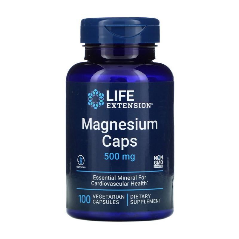 Магний Life Extension Magnesium капс. 500 мг 100 капс. (19878-01)