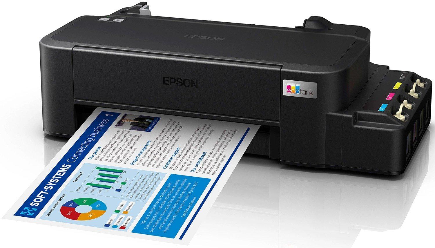 Принтер струменевий Epson EcoTank L121 A4 USВ Чорний - фото 5