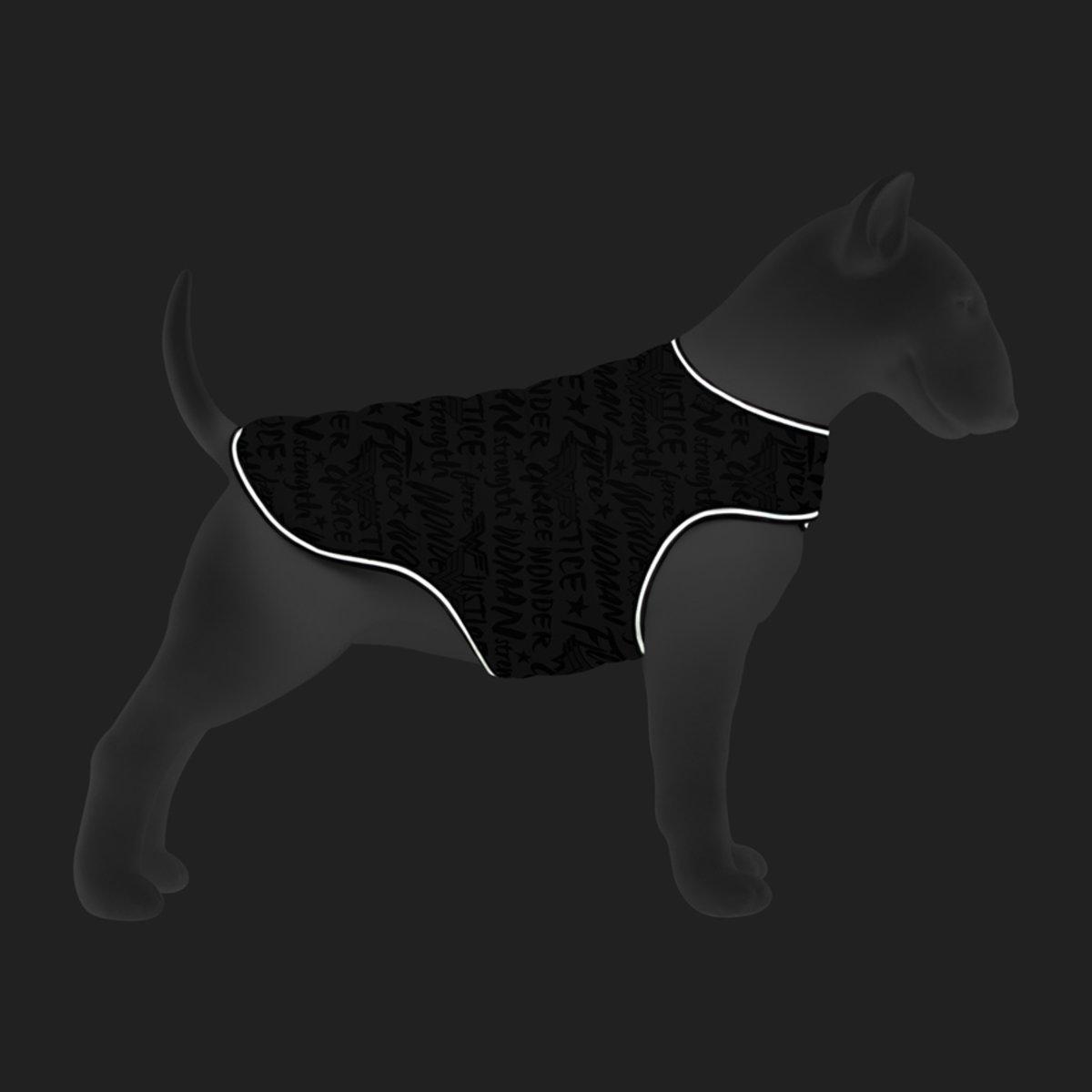 Курточка-накидка для собак Waudog Clothes Чудо-женщина S 32х41-51х25-35 см Розовый (503-4010 Col) - фото 5