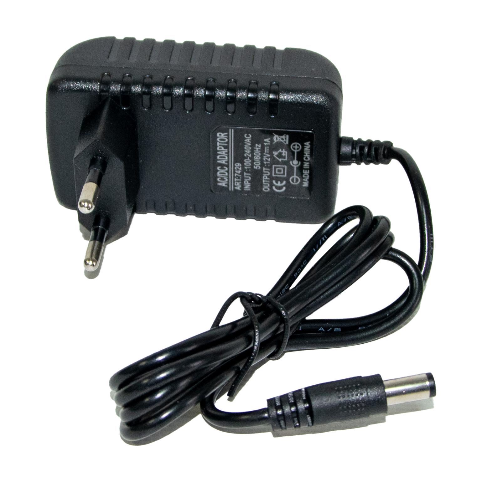 Адаптер сетевой Power Adapter LeLong LE-0174 12 V 1 А 5,5х2,5 мм Черный (1009875-12)