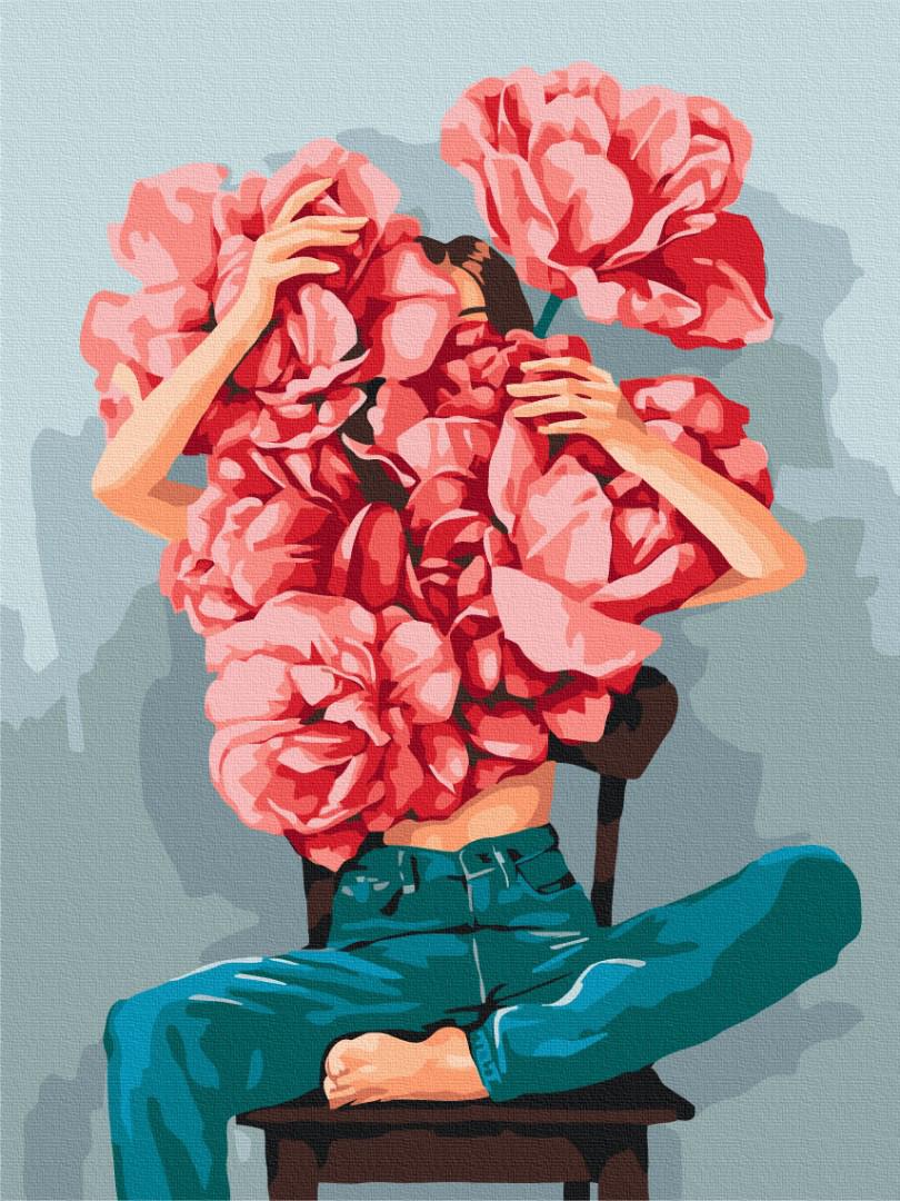 Картина по номерам Brushme Премиум Пионы в объятиях 40x50 см (PBS52115) Картина по номерам Brushme Премиум Пионы в объятиях 40x50 см (PBS52115)