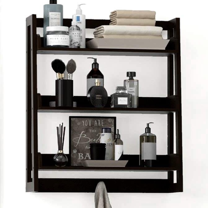 Полка для ванной из дерева Бамберг 50 Венге (ВНП/502612)