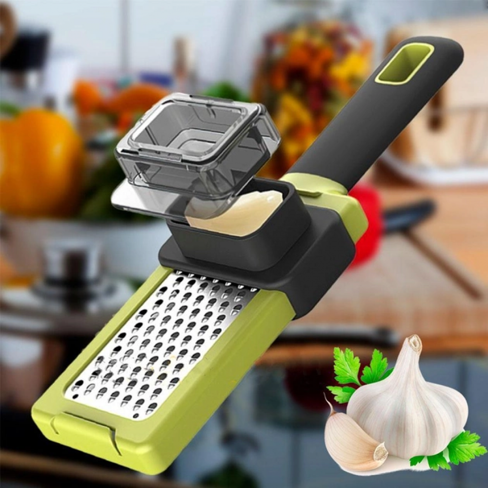 Ручна терка для часнику Wis Home Зелений Ручна терка для часнику - фото 3
