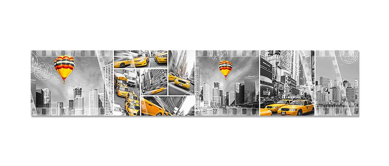 Наклейка виниловая 3D Zatarga Воздушный шар/Такси 600х3000 мм (1274515502)