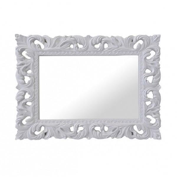 Зеркало с рамой MiroMark Пион 1200х1000 мм Белый (MR-82-WH)