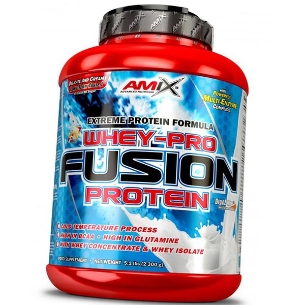 Протеїн комплексний сироватковий Amix Nutrition Whey Pro Fusion 2300 г Полуниця (29135008)