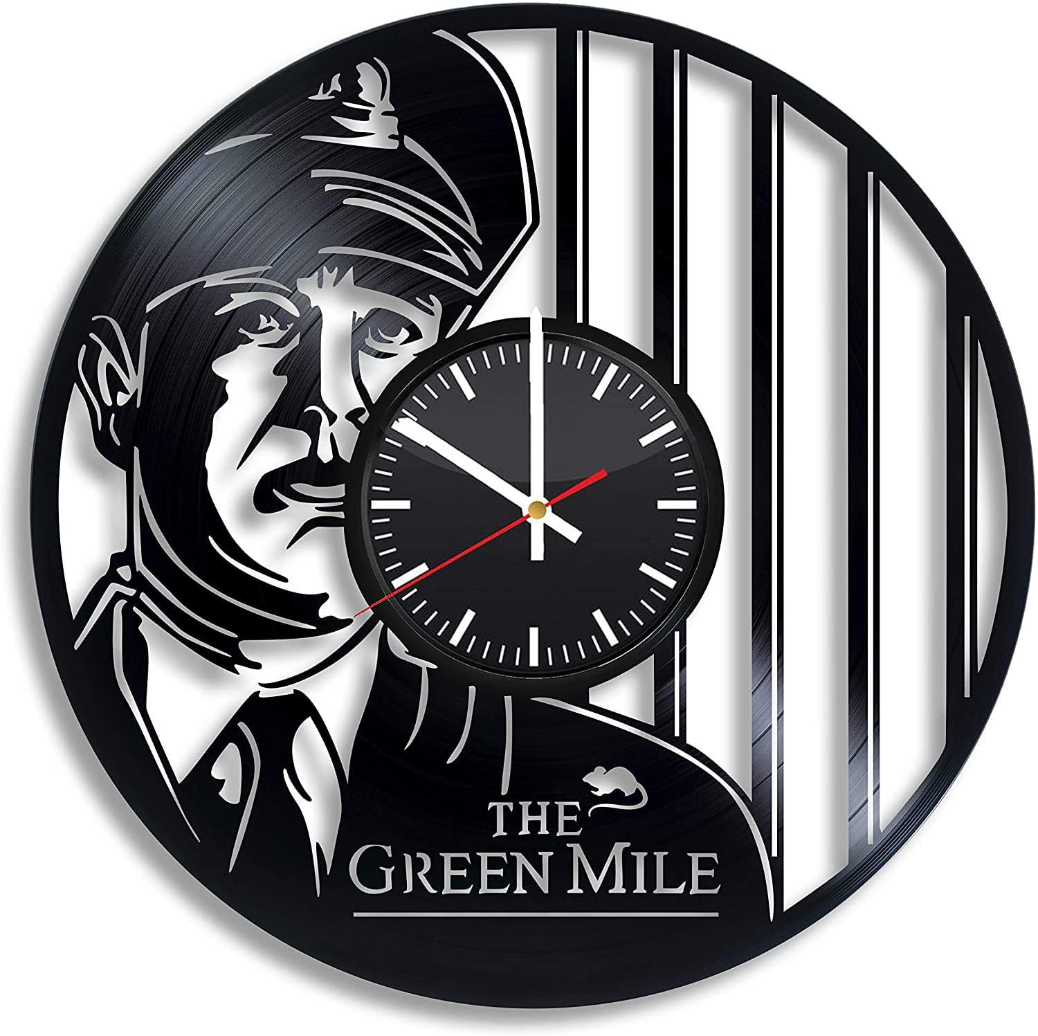 Часы настенные Зеленая миля 2477 из виниловой пластинки