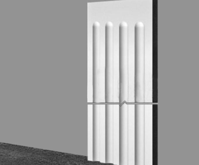 Пилястра молдинг Perimeter 130-2 PLM-6104CB 2400x130 мм (8052312)
