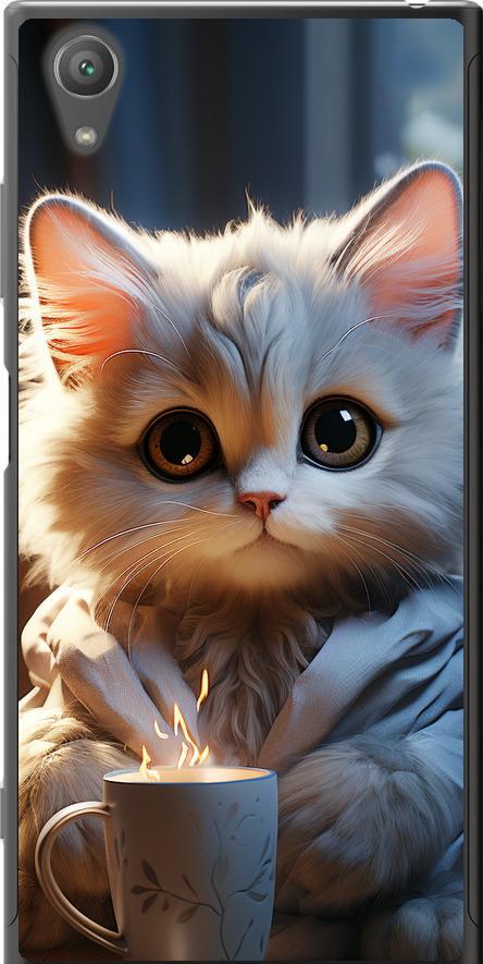 Чехол на Sony Xperia XA1 Plus G3412 White cat (5646u-1129-42517)