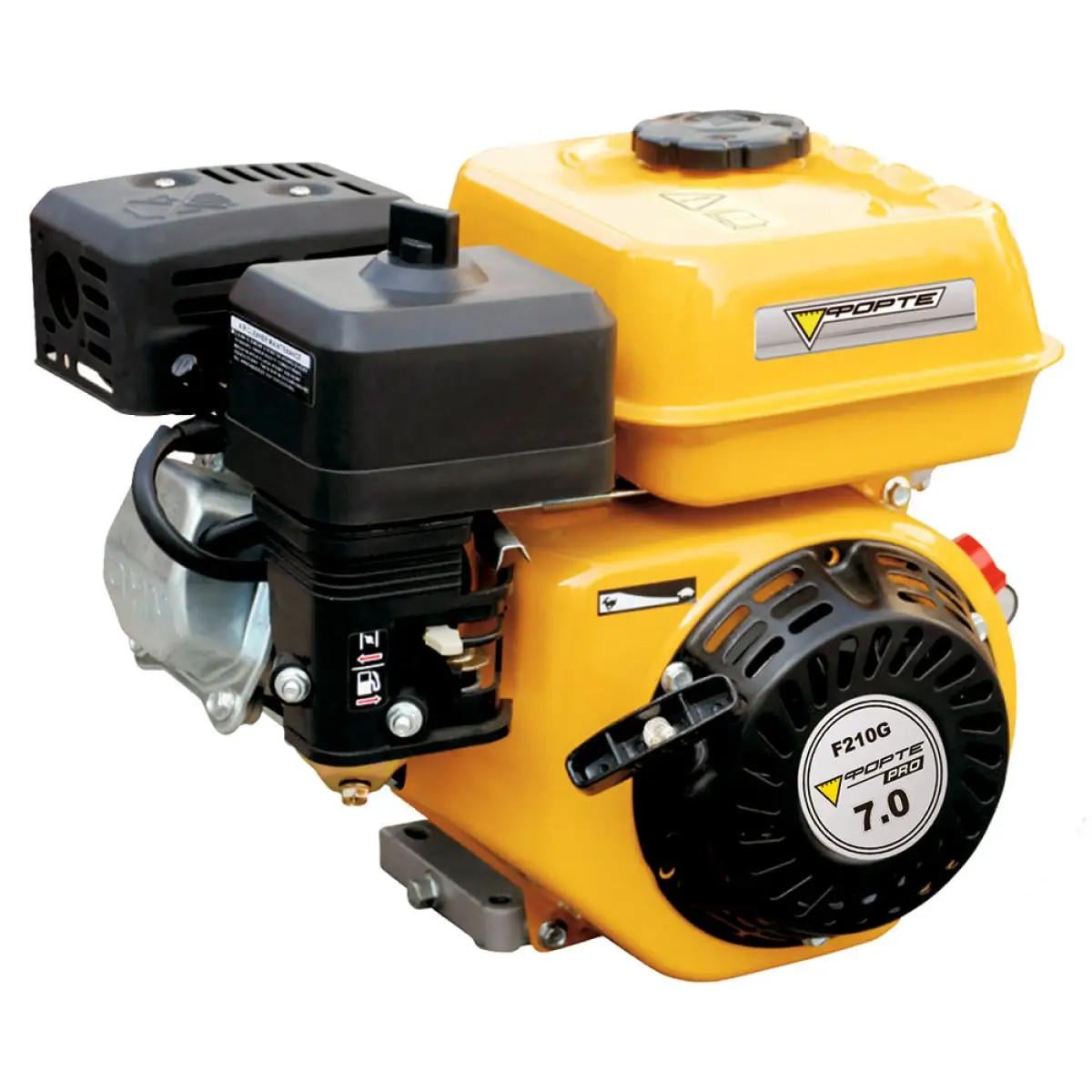 Двигатель бензиновый Forte F210G PRO-19 7 л.с. 210 см3 четырехтактный ручной запуск вал 19 мм
