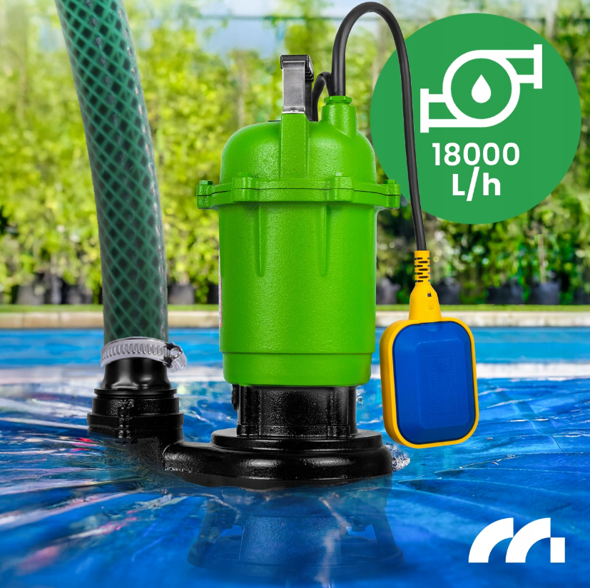 Дренажний насос для брудної та чистої води MalTec 570 Вт 18000 л/год - фото 6 Дренажний насос для брудної та чистої води MalTec 570 Вт 18000 л/год - фото 6