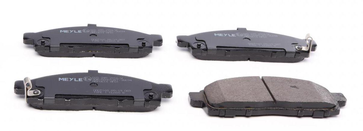 Колодки тормозные передние Meyle для Mitsubishi L200 2.5DI-D 05-15 (025 245 2916/W)