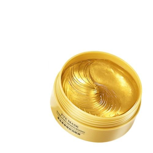 Патчи гидрогелевые омолаживающие Bioaqua Hydrating Moisturizing Eye Mask с ионами золота и морскими водорослями