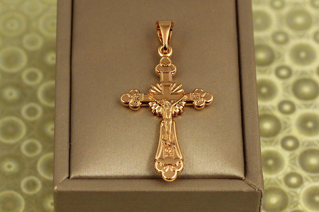 Крестик Xuping Jewelry Вознесение 3,8 см Золотистый (29219313)