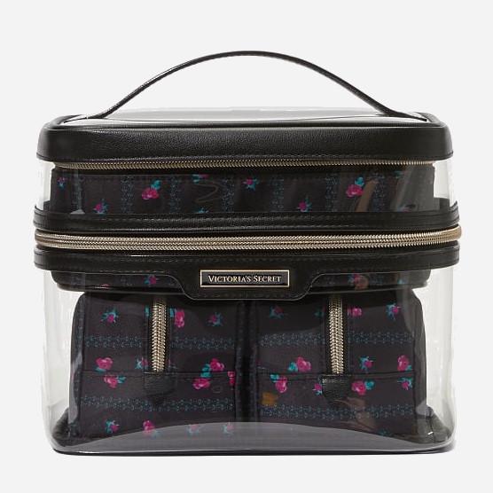 Набор косметичек Victoria's Secret 4-in-1 Train Case Черный (2033228530)