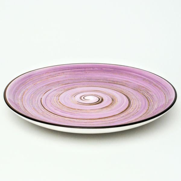 Тарілка обідня Wilmax Spiral Lavender 23 см (WL-669713 / A)