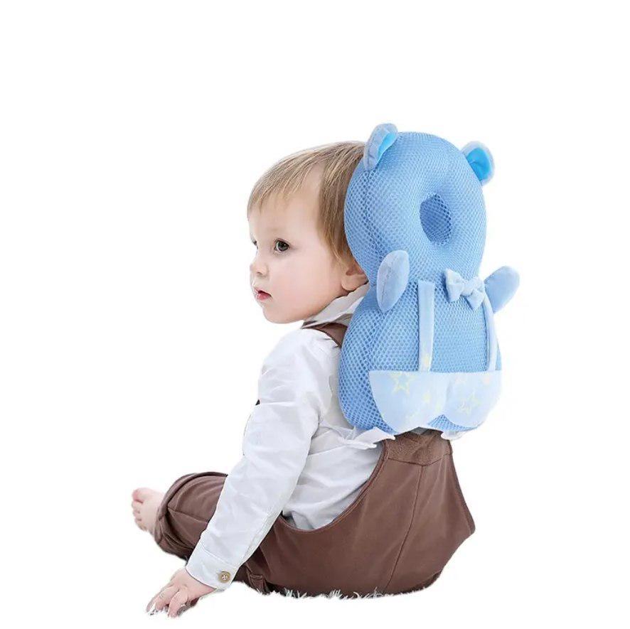 Подушка захисна Ведмедик для голови та спини малюка Блакитний (142616) - фото 3