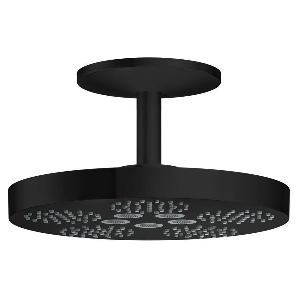 Душ верхний Axor One 2jet с потолочным кронштейном 211 мм 280 мм Черный матовый (48494670)