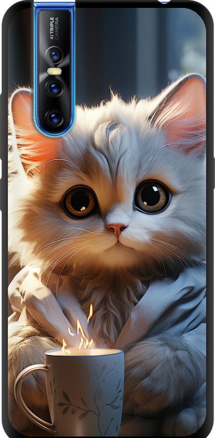Чехол на Vivo V15 pro White cat (5646b-1763-42517)