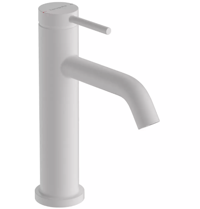 Смеситель для раковины Hansgrohe Tecturis S 73310700 с донным клапаном Белый матовый (34469687)