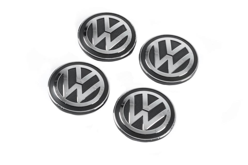 Колпачки в диски 66/56 мм 5G0601171B 8937 Davs Auto для Volkswagen abs-пластик Черный