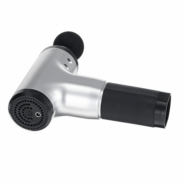 Портативний масажер Fascial Gun HG - 320 для тіла Silver/Black - фото 5