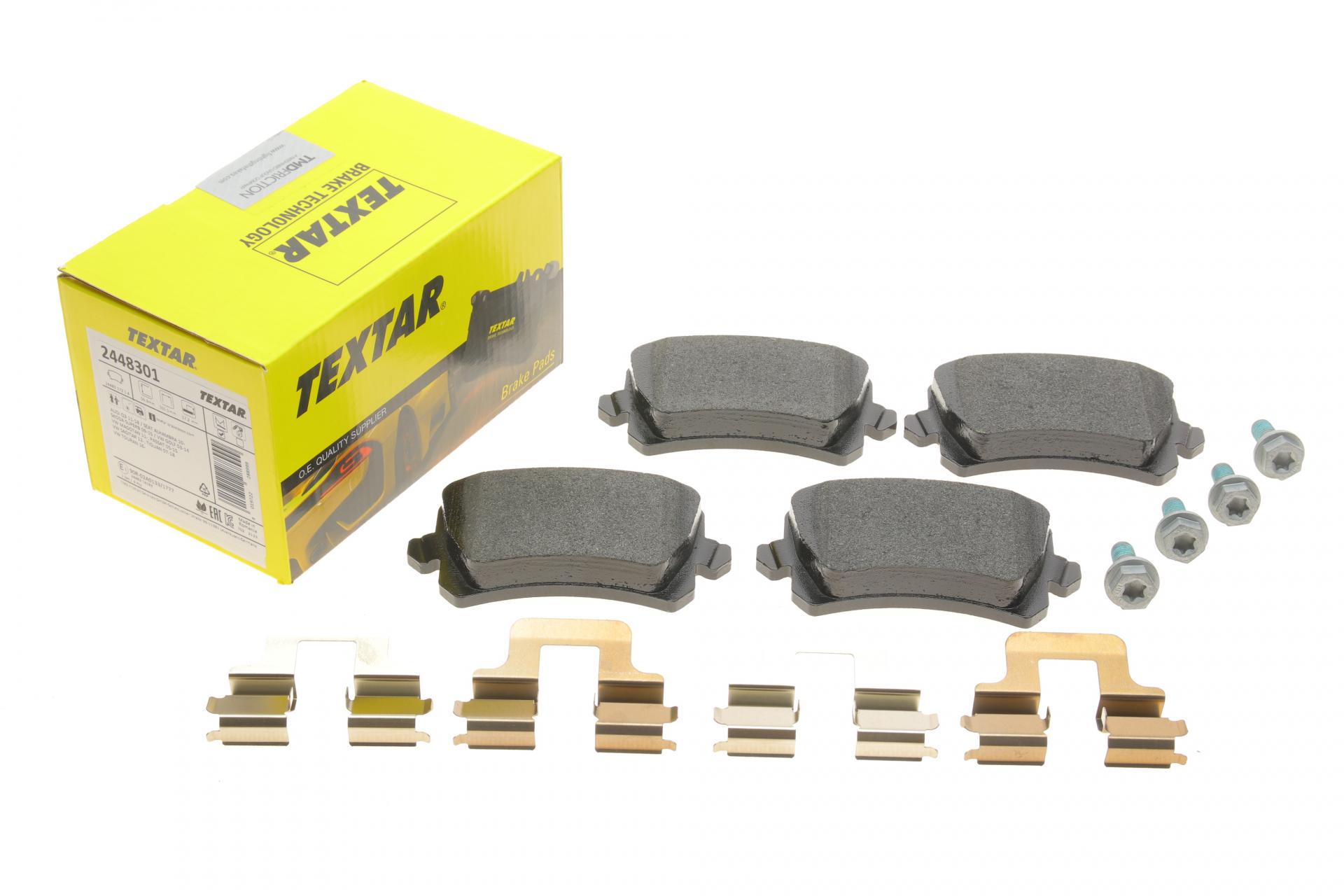 Колодки тормозные задние TEXTAR Audi A6/VW Passat/CC 1.8TSI/2.0TDI 10- Lucas Q+ - (2448301)