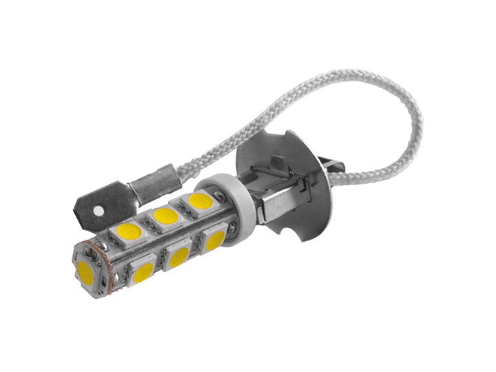 Автомобильная лампа светодиодная LEDUA H3-5630-12 SMD 12V Белый (951)