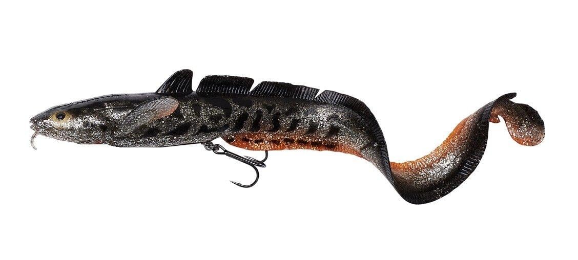 Силиконовая приманка Savage Gear 3D Burbot Shallow SS 25 см 70 г Silver Burbot UV (1493131258)