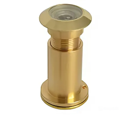 Дверной глазок Siba Д-26 мм 40-70 мм Латунь полированная (4070 PB)