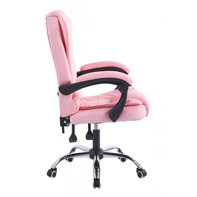 ᐉ Офисное кресло на колесах Bonro BN-6070 Розовый • Купить в Киеве ...