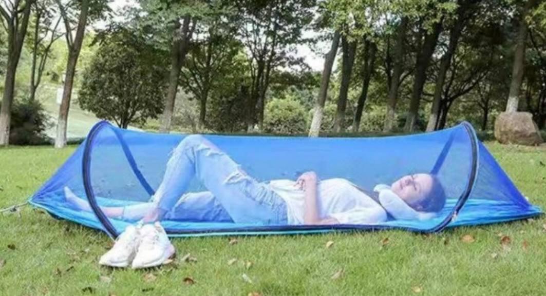 Гамак подвесной с москитной сеткой Голубой (ed938d68) - фото 4 Гамак подвесной с москитной сеткой Голубой (ed938d68) - фото 4